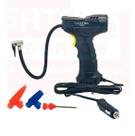 Mini Compressor Pistola de Ar Veicular Digital Portátil 12V com Display e Luz de Emergência