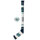 Mini conjunto de bastões de hóquei macios Franklin Sports Seattle Kraken Mini conjunto de bastões de hóquei macios Franklin Sports Seattle Kraken