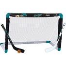 Mini conjunto de hóquei Franklin Sports San Jose Sharks com gol