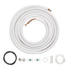 Mini conjunto de linhas divididas VEVOR 25 pés 7,62 m com tubos de cobre e isolamento