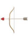 Mini conjunto de trajes de arco e flecha California Cupid Standard