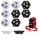 Mini conjunto universal Caster Wheels Yadkldrne de 8 para móveis