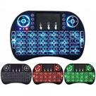 Mini Controle Wireless Mini Keyboard Usb Sem Fio Touch Pad Led P