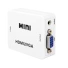 Mini Conversor Adaptador HDMI para VGA + Áudio