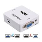 Mini Conversor VGA para Hdmi 1080p Monitor Audio Tv Notebook - Exbom