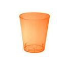 Mini Copo Pic 40ml para Doces Brigadeiro Laranja - 10 unid