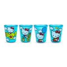 Mini copos Silver Buffalo Sanrio Hello Kitty 60 ml, conjunto de 4