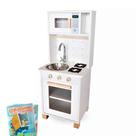 Mini Cozinha Infantil com Pia Fogão e Microondas