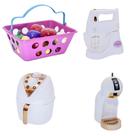 Mini Cozinha Infantil Menina Princesa Potinhos 16pç