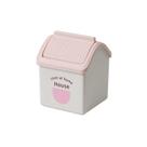 Mini Desktop Bin Trash Can Love at Home Design 154g