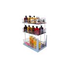 Mini despensa deslizante Tripla prime cromado oculta 8851 Jomer