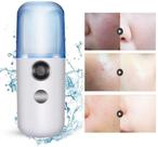 Mini Difusor de Névoa Facial USB Recarregável Spray de Hidratação Profunda Pele com Brilho