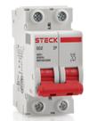 Mini Disjuntor Bipolar 16 Amperes Curva C 6kA Steck