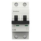 Mini Disjuntor Bipolar 25A ENERBRAS