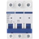 Mini Disjuntor Tramontina 63 A 3 Polos Curva C Branco Nbr 60898 Mini Disjuntor Tramontina 63 A 3 Polos Curva C Branco Nbr 60898