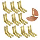 Mini dobradiças TamBee 30x30mm, latão, 90 graus, 20 unidades Mini dobradiças TamBee 30x30mm, latão, 90 graus, 20 unidades