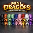 Mini Dragão no Ovo Colecionável Multicor Item Decorativo Criativo e Presente Divertido - Mini Dragão no Ovo Colecionável Multicor Item Decorativo Criativo e Presente Divertido -