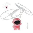 Mini Drone Astronauta Voador Boomerang Helice USB Bateria Recarregavel LED Sensor Movimento Criança Diversao Luz Iluminaçao Resistente Entretenimento