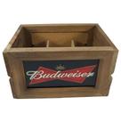 Mini Engradado Decorativo Madeira Budweiser Vintage Concept Mini Engradado Decorativo Madeira Budweiser Vintage Concept
