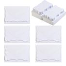 Mini envelopes brancos Toperd, pacote com 100, 10 x 7 cm, com cartões Mini envelopes brancos Toperd, pacote com 100, 10 x 7 cm, com cartões