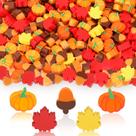 Mini Erasers JUNEBRUSHS Fall 150 unidades de Ação de Graças para crianças