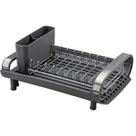 Mini Escorredor de Louças Aço Inox Pés Silicone Porta Copos Expansível Tramontina