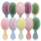 Mini escova de cabelo úmido Gisdo Travel Detangling, pacote com 20 unidades, multicolorida Mini escova de cabelo úmido Gisdo Travel Detangling, pacote com 20 unidades, multicolorida