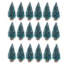Mini escova de garrafas SUNREEK 24 para árvores de Natal com base de madeira
