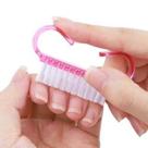 Mini Escova De Unhas Limpeza Manicure Salão Escovinha Limpa Unha