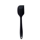 Mini espátula de silicone preta 21cm