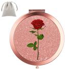 Mini Espelho de Bolso Dobrável Dynippy - Rose Gold