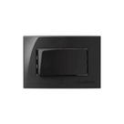 Mini Espelho Interruptor Simples Margirius Para Móveis Mesas - Preto
