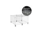 Mini Estante Aramado 2 Nichos 40cm Profundidade Prateleira para Organizar Roupas Livros Branco