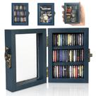 Mini estante de livros Ornament Anxiety Bookshelf com 60 mini livros