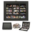 Mini estante de livros SIHPTO Anxiety com decoração de 300 mini livros