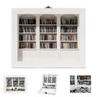 Mini estante de livros SIHPTO Anxiety Library com 300 minilivros