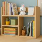 Mini estante decorativa 60cm mdf cru porta livros e enfeites Mini estante decorativa 60cm mdf cru porta livros e enfeites