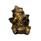 Mini Estátua de Ganesha - Proteção, Sabedoria e Boa Sorte