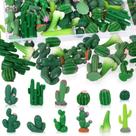 Mini estatuetas de cacto BENOSPACE 48 unidades de planta suculenta de resina