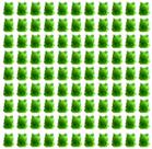 Mini estatuetas de resina Frogs Mejixiwell, 100 unidades para decoração de jardim