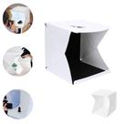 Mini Estúdio Fotográfico com Luz LED USB Portátil Para Foto de Produto Fundo Branco e Preto Incluso