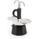 Mini Express Preta 2 Xícaras 100ml Moka Italiana Bialetti Mini Express Preta 2 Xícaras 100ml Moka Italiana Bialetti