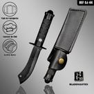 Mini faca 17,5cm Tatica Camping Pesca Fulltang Bainha Couro