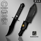 Mini Faca 18cm Smith&Wesson Tatica Camping Pesca Fulltang + Bainha Couro All Black Mini Faca 18cm Smith&Wesson Tatica Camping Pesca Fulltang + Bainha Couro All Black