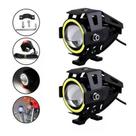 Mini Farol Milha 6000-7000k Moto Led Auxiliar Neblina