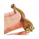 Mini Ferramenta De Massagem Facial De Cobre, Escova De Meridiano Para Olhos, Ferramenta Gua Sha Para