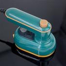 Mini Ferro de Passar Roupa a Vapor GXM Giratório Portátil Verde 25W 220V