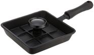 Mini ferro fundido Panini Pan Norpro com prensa de 15 cm com receita