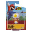 Mini Figura de Ação Amarelo Toad 2,5" Super Mario Mini Figura de Ação Amarelo Toad 2,5" Super Mario