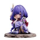Mini figura RZAHUAHU Genshin Raiden Shogun 14 cm em PVC